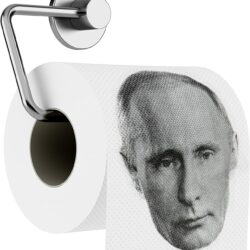 Putin toilet paper gift